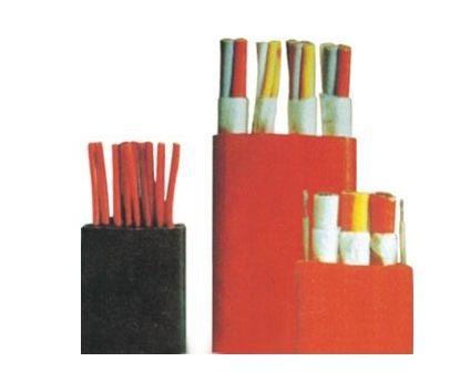 Silicone rubber flat cable