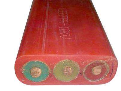 High temperature and high voltage resistance flat cable