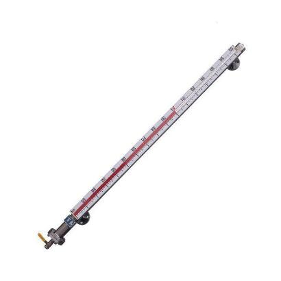 Side mounted magnetic flap level gauge