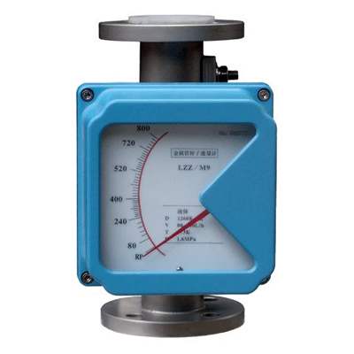 Metal tube rotor flowmeter