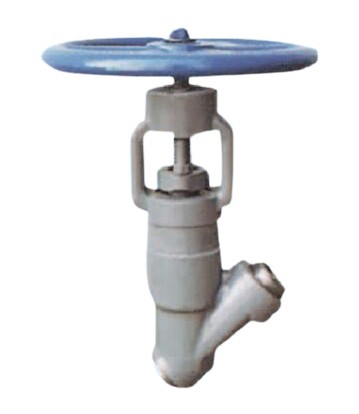 Y-welded globe valve